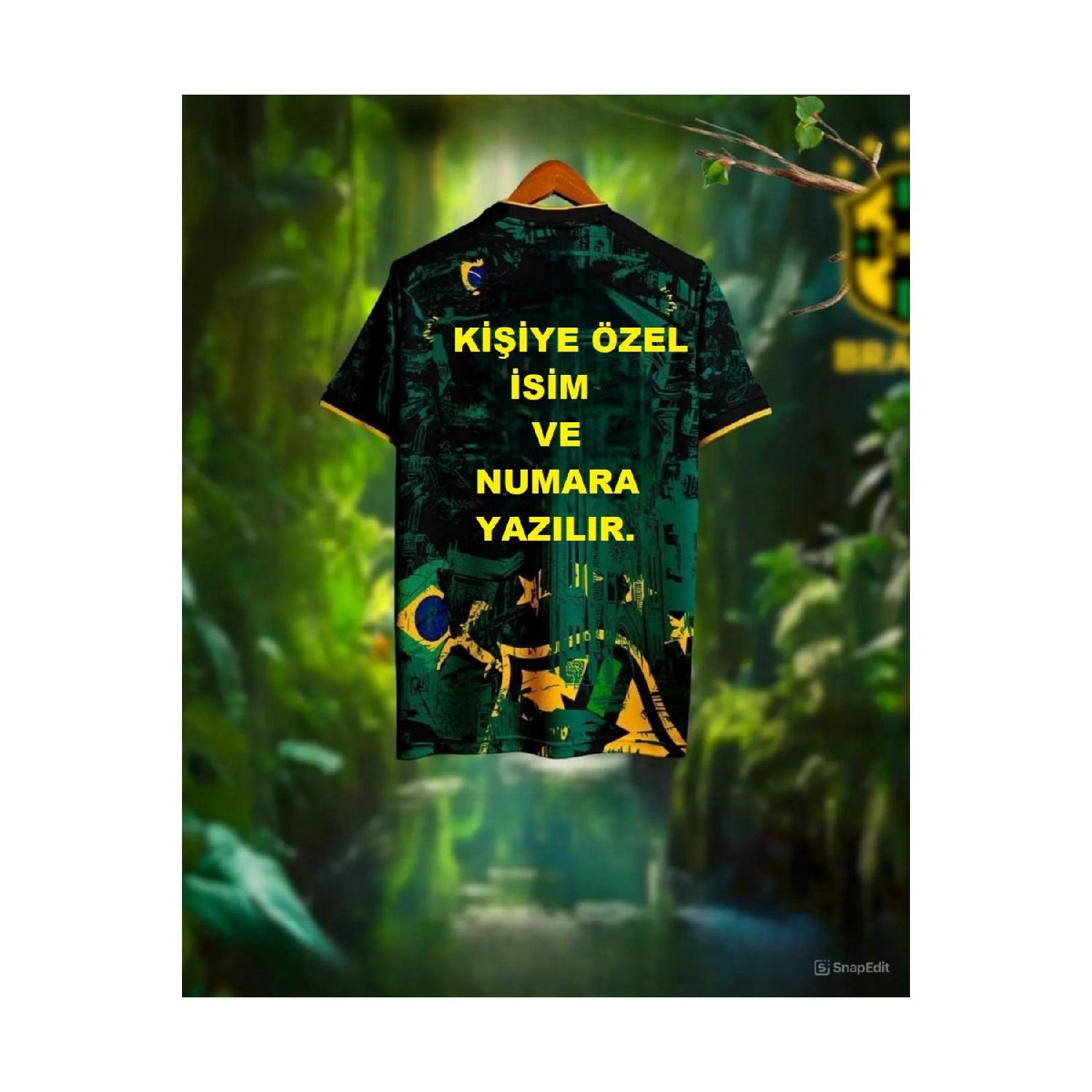 

Lion Personalized Name Brazil Green Themed Special Design Jersey Lion S зелёный