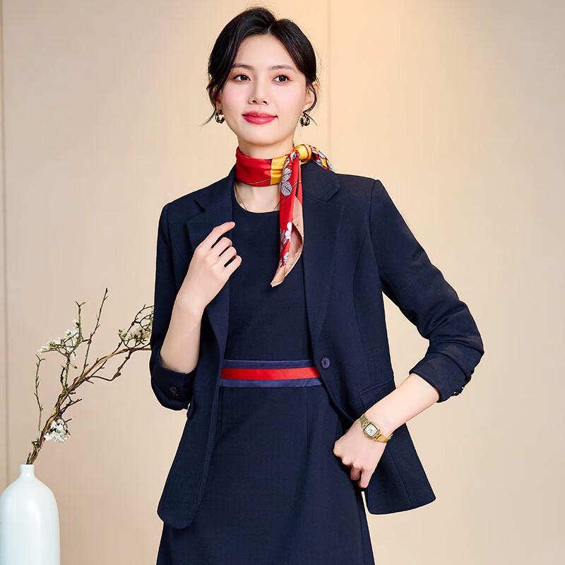 Women's Long-Sleeve Business Suit Jacket & Dress