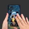 Cartoon Anime Panda Cute Phone Case For Xiaomi Redmi Note 15 14 13 12 12S 11E 11 11S Pro Plus 4G 5G Black Soft TPU