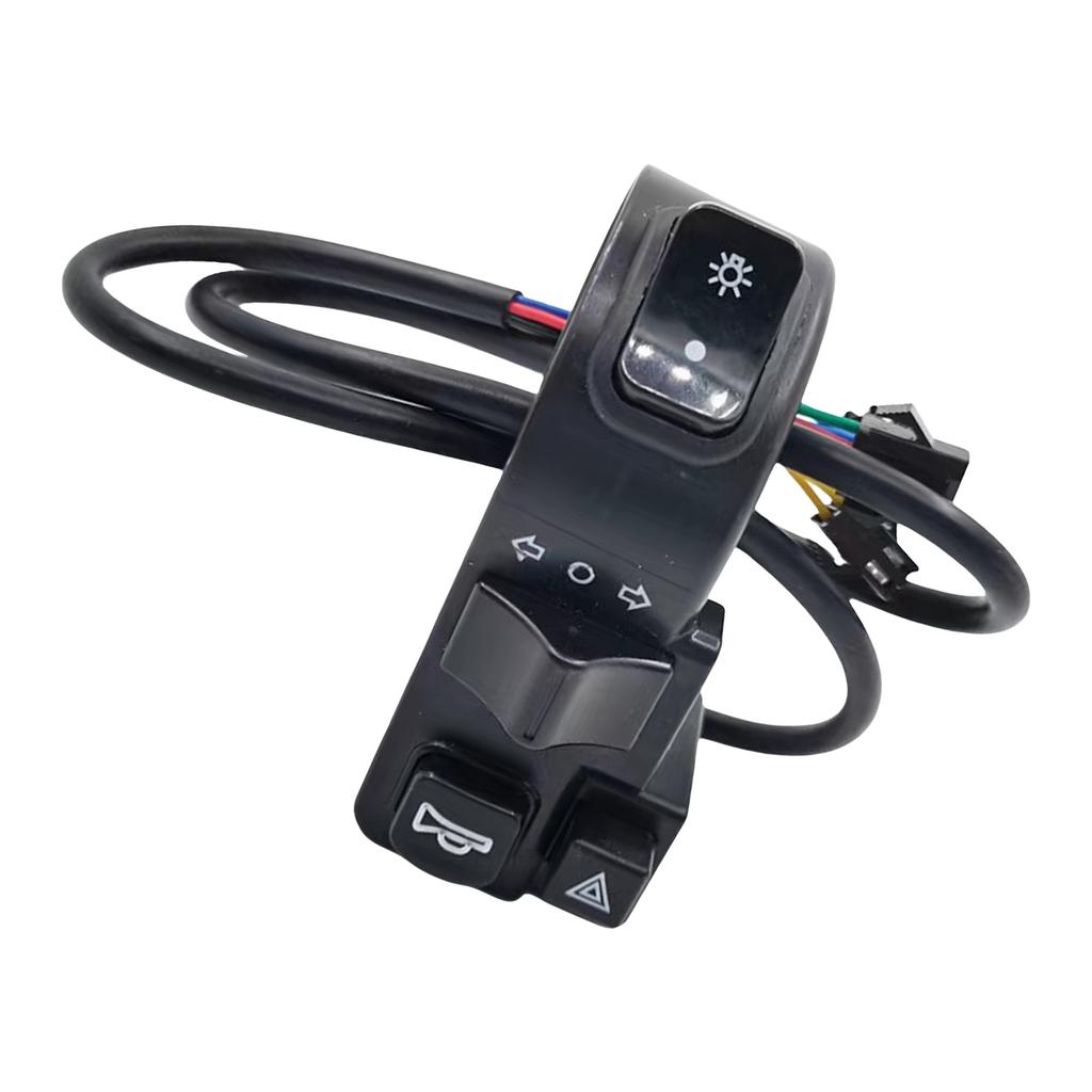 Tricycle Horn Headlight Steering Double Flash Combination Electric Bike Switch for Electric Scooters