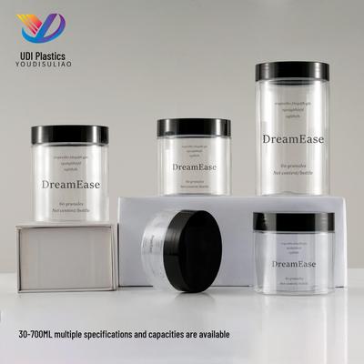 Plastová láhev na smetanu pro mazlíčky: 30g/50g/100g s černým víčkem, 68Tooth Design, pro péči o pleť, 700g