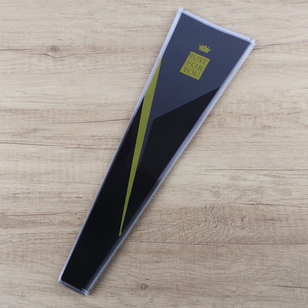 50Pcs Single Flower Flower Wrapping Bag Crown Bouquet Wrapper Flower Packaging Bag  Party Supplies чёрный