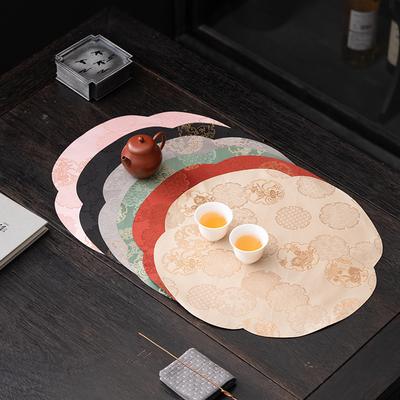 New Chinese Style Tea Mat Retro Table Cloth Towel Brocade Waterproof Anti-scalding Absorbent Tea Table Mat Teapot Teacup Mat