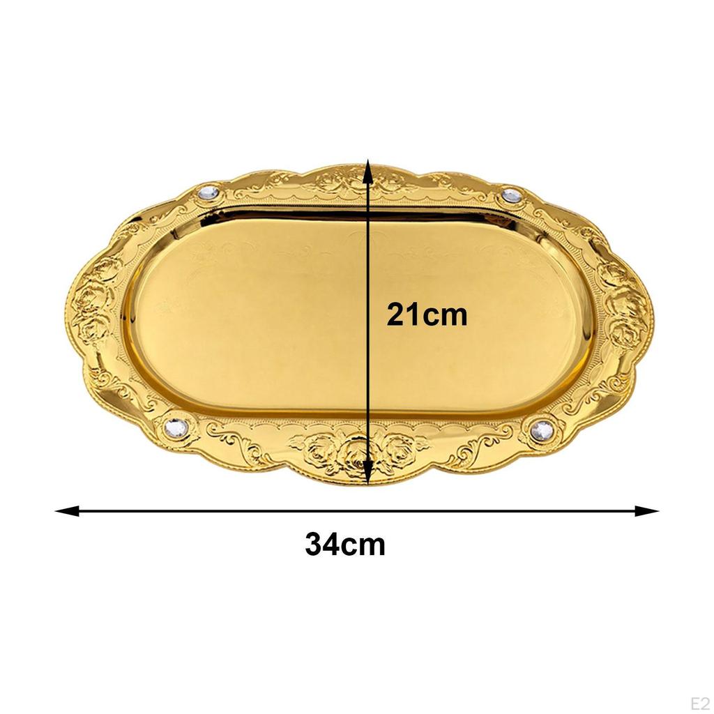 Farmhouse Serving Tray Vanity Elegant Condiment Container Storage Holder Jewelry Perfume
