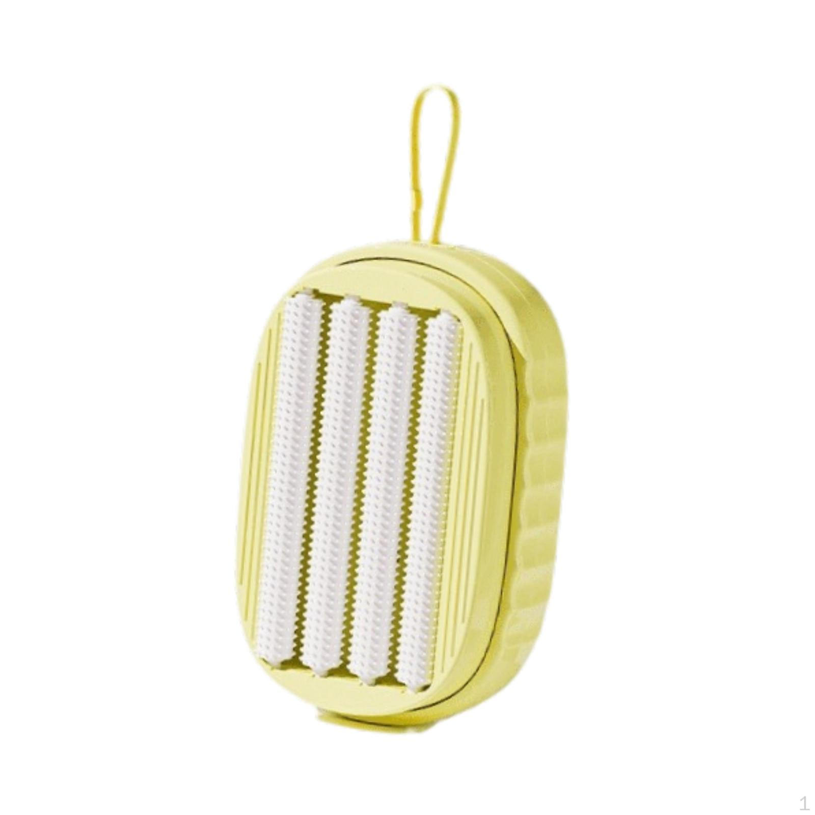 

Brush Cleaning with Soap Dispenser for Shoes And Textiles жёлтый