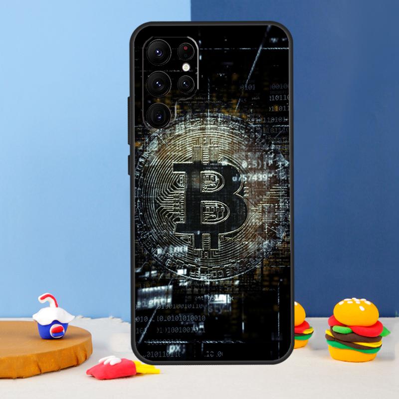 

Bitcoin Phone Case For Samsung Galaxy S25 Ultra S9 S10 S20 S21 S22 Plus S23 FE S24 Ultra Cover Coque Galaxy S25Ultra