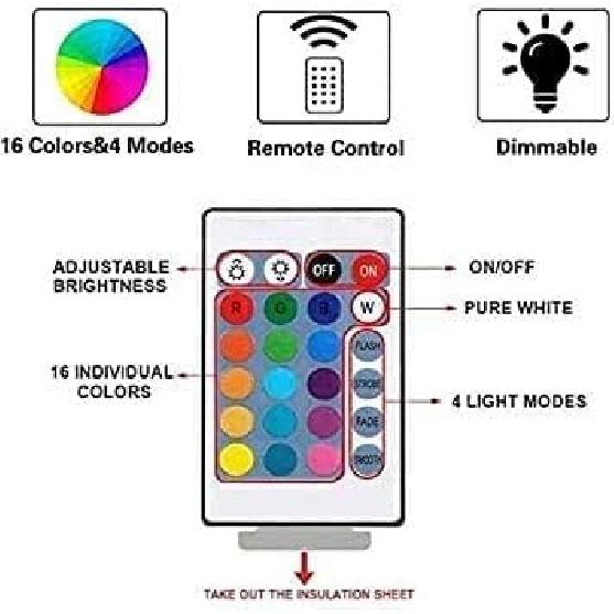 3D Creative Motorcycle Night Lights Remote Control 16 Color Illusion Acrylic LED Table Bedside Lamp Bedroom Desk Decor Birthday Christmas Gift Toy