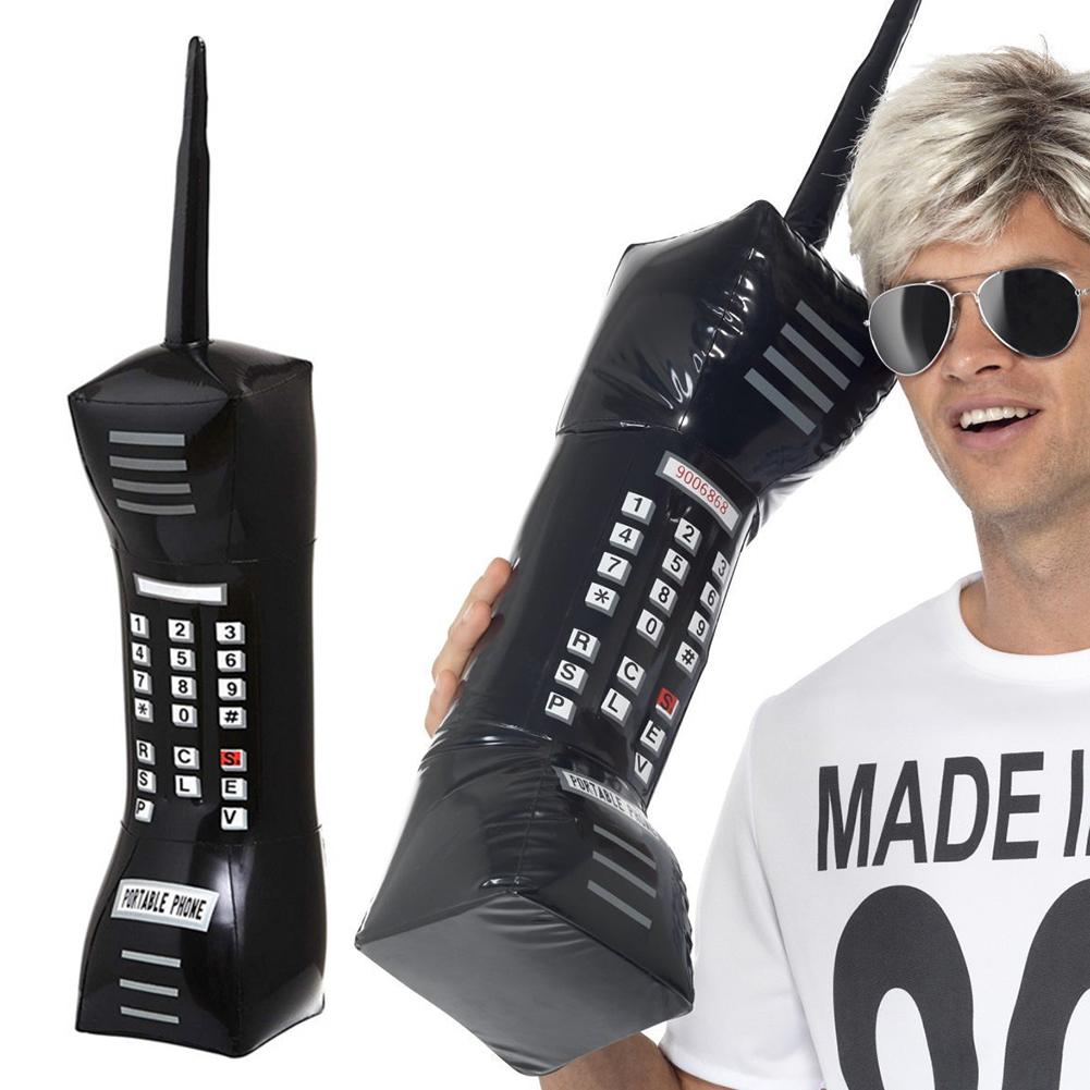 PVC Inflatable Radio Boombox Mobile Phone 80s 90s Retro Hip Hop Themed Party Decoration Props
