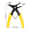 2 In 1 Circlip Plier Internal and External Ring Remover Crimp Tool Multifunctional Retaining Snap Ring Plier Hand Tool