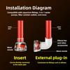 Transparent Auto-Rotating Fan Kit Rotary Type Aquarium Wave Maker Nozzle  Aquarium Application