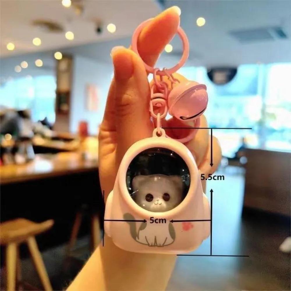 Knock Cute Bear Schoolbag Night Light Keychain Bag Pendant Internet Celebrity Atmosphere Light Keychain Car Keychain