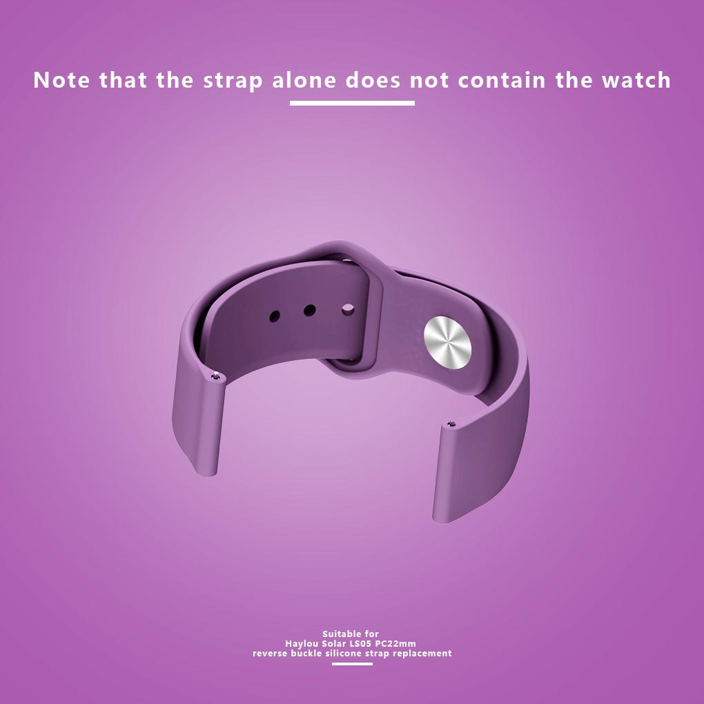 Electric Wristwatch Silicone Strap Adjustable Soft Buckle Belt for solar LS05