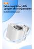 Portable USB Waist Fan with Digital Display - Large Capacity, Versatile, Mini Outdoor Neck-Hanging Design