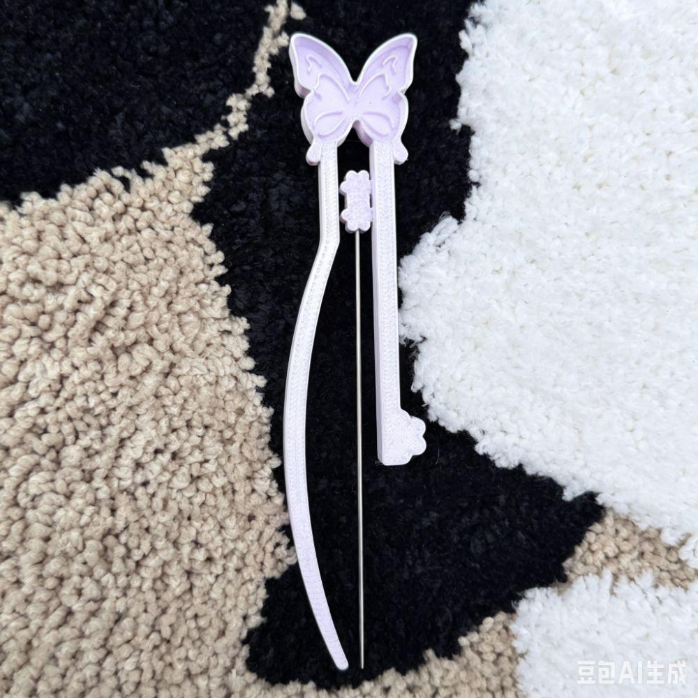 Single/Double Needle Fuse Bead Pen Long Smooth-Tip Collage Fuse Needle  Bean Splicing Tool