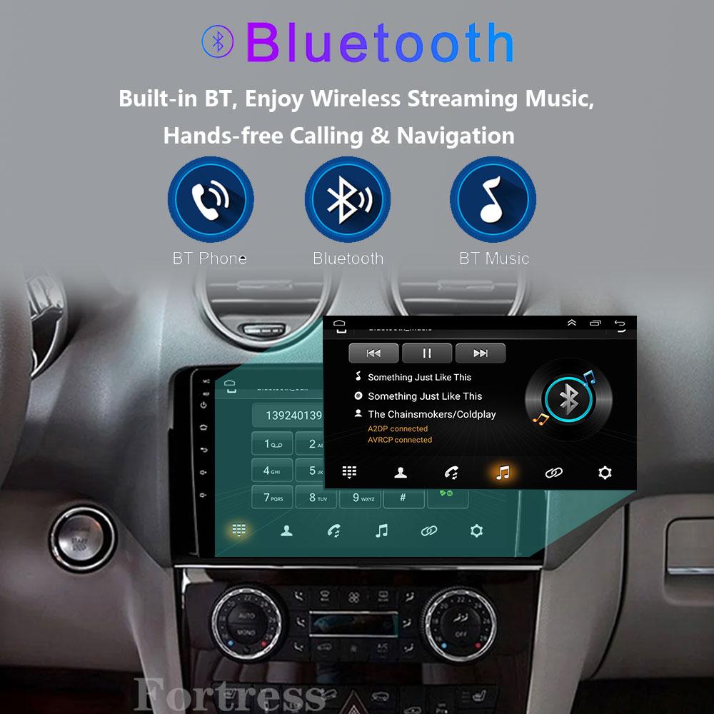 Android 14Car Radio Stereo Multimedia Player GPS For Mercedes Benz M-Class W164 GL-Class X164 ML GL RDS Carplay 2 Din Head Unit