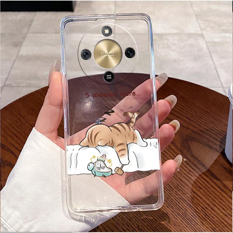 For Honor X9d 2025 Case Clear Luxury Cute Love Rabbit Funny TPU Soft Silicone Phone Case For Honor X9d 5G Transparent Back Cover