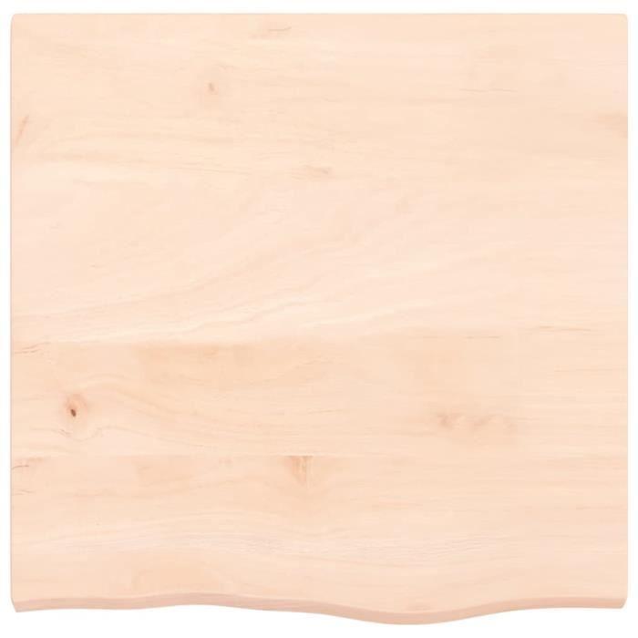 VidaXL Wall Shelf 60x60x4 Cm Solid Untreated Oak Wood 363534