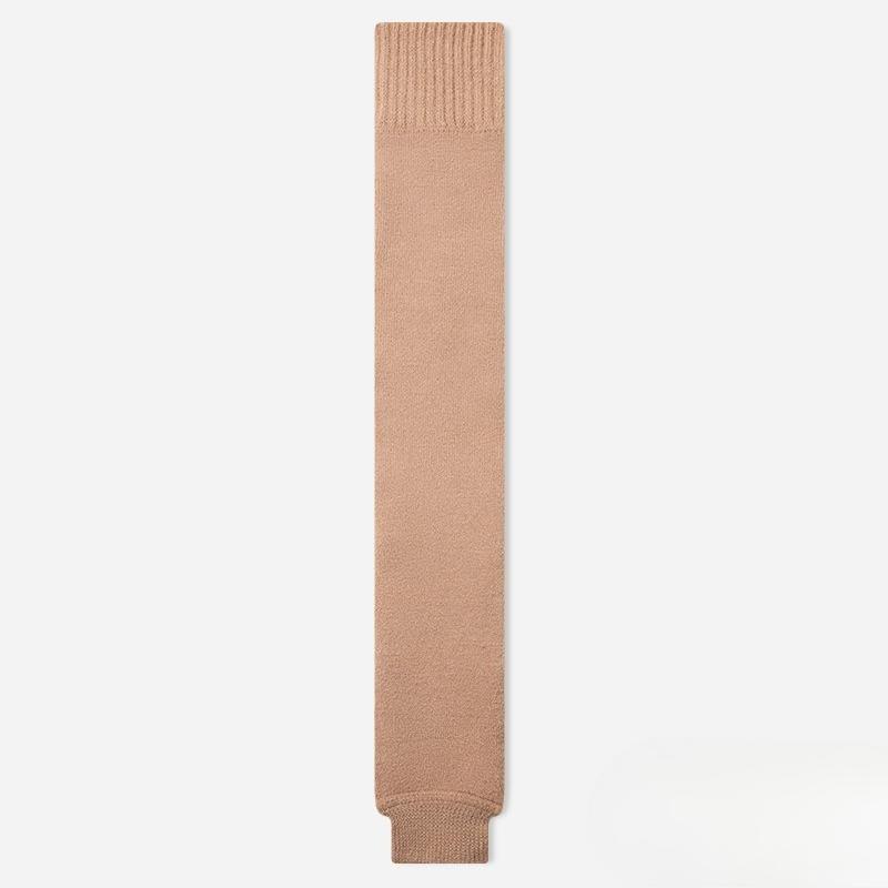 Over-knee Long Stockings - Children's Autumn/winter Padded Thick Warm Knee Guards for Legs, Stretchy Pure Color Simple Pressure Stockings