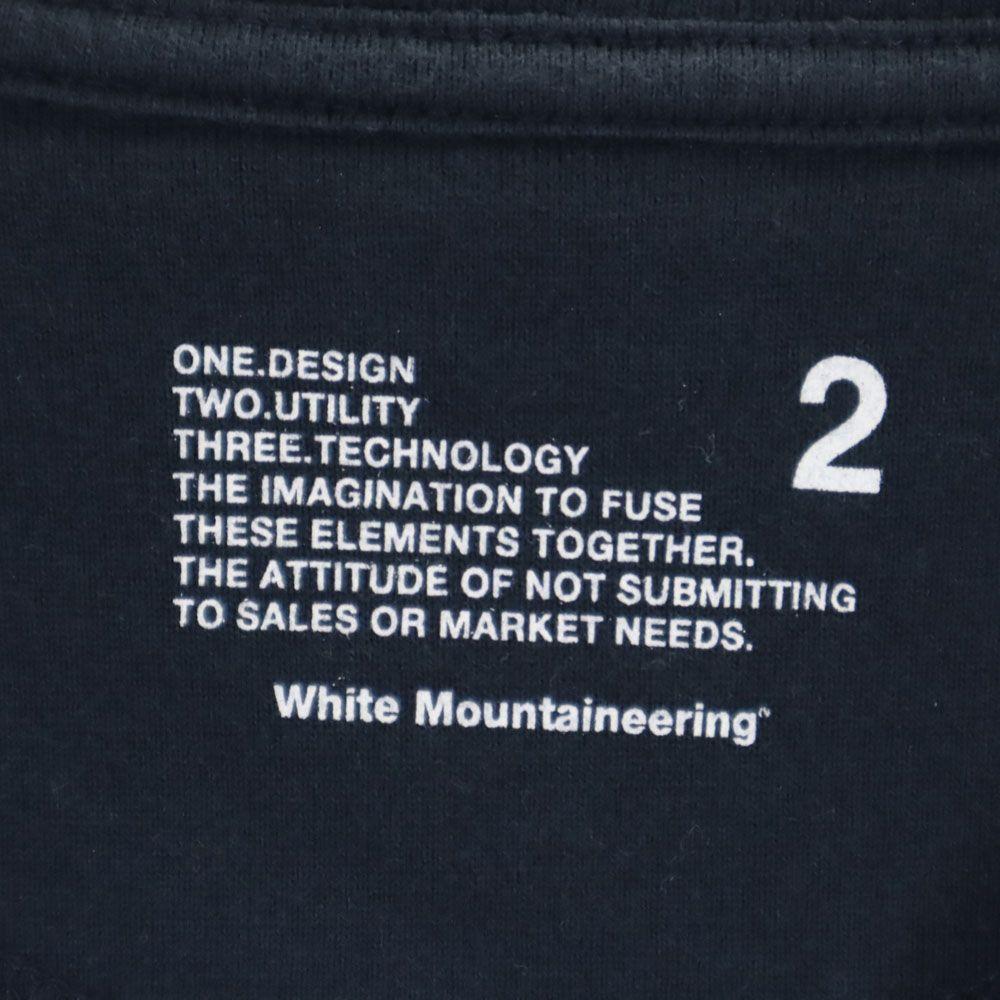 WHITE MOUNTAINEERING Made In Japan Short Sleeve T-shirt 2 Mesh Switching Men's Used