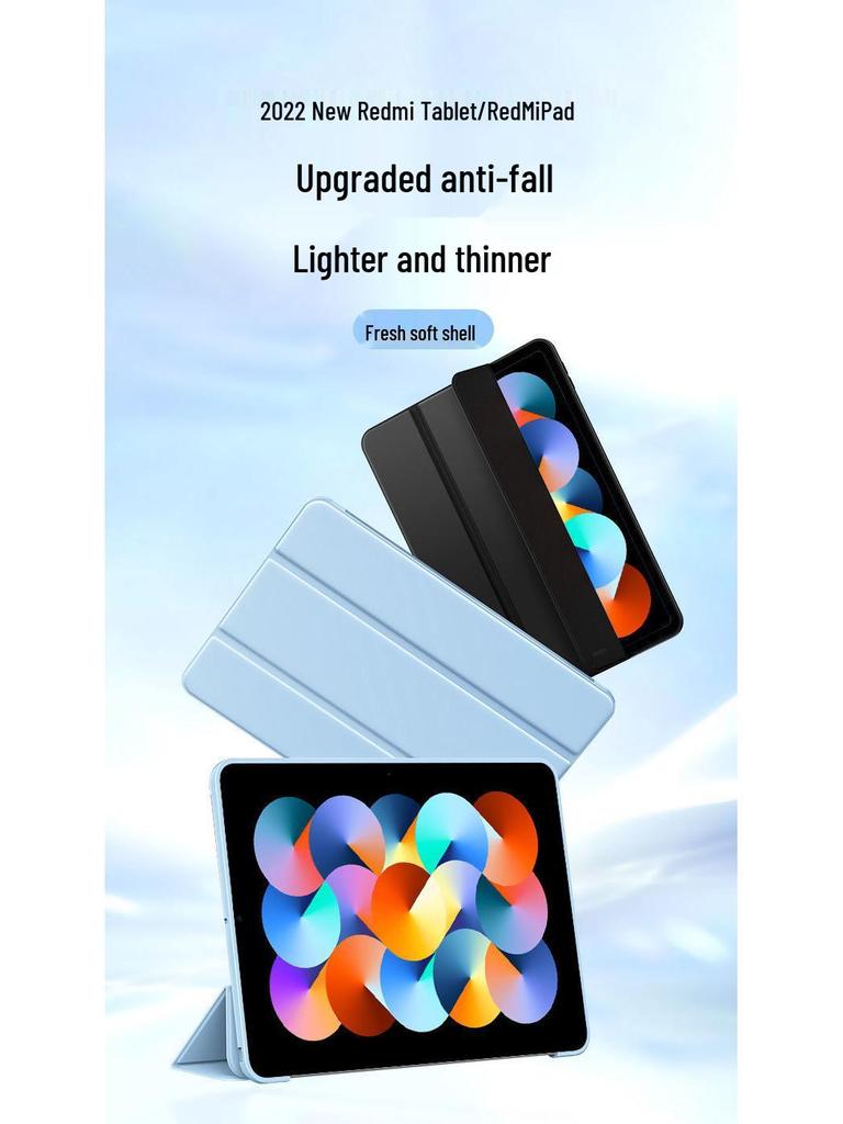 Capa Protetora de Silicone para Redmi Pad 2, Cobertura Total Anti-Queda para Xiaomi SE11/Pad 6S Pro.