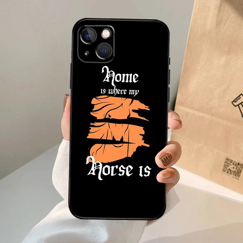 Home Is Where The Horse Is Phone Case For iPhone 17 Air 16 14 13 12 11 15 Pro Max 13 12 mini 15 16 Plus 16e Cover Coque