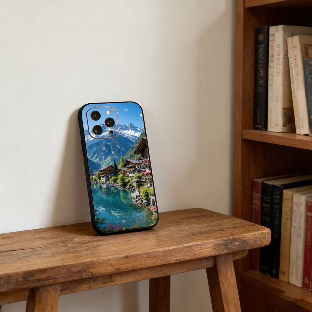 Magnificent Swiss Landscapes Phone Case For iPhone17,16,15,14,13,12,11 Plus,Pro Magnetic For Magsafe Wireless Charging