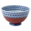 Saikai Pottery Hasami Ware Dyeing and Nishikie Pattern Lightweight Rice Bowls Set of 5 52642
