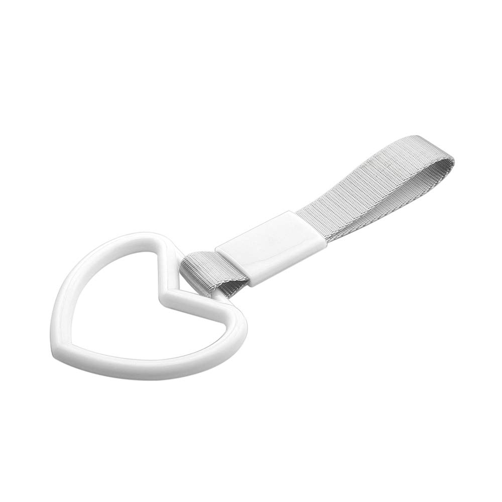 Benkeg Hanging Ring Heart JDM Train Bus Handle Hand Strap Drift Charm Strap Drift
