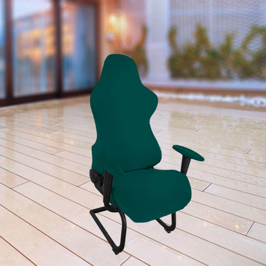 Gaming Chair Cover Polyester Universal Arm Rest Cover for Reclining Racing Gaming Chair