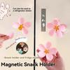 Cherry Blossom Sealing Clips for Home Use, Snack Sealing Clips, Kitchen Food Sealers with High Appearance and Magnetic Stickers