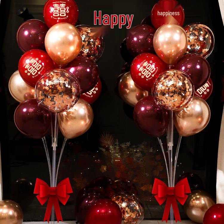 Wedding Balloon Pillar and Aisle Décor Set for Engagements and New Home Celebrations.
