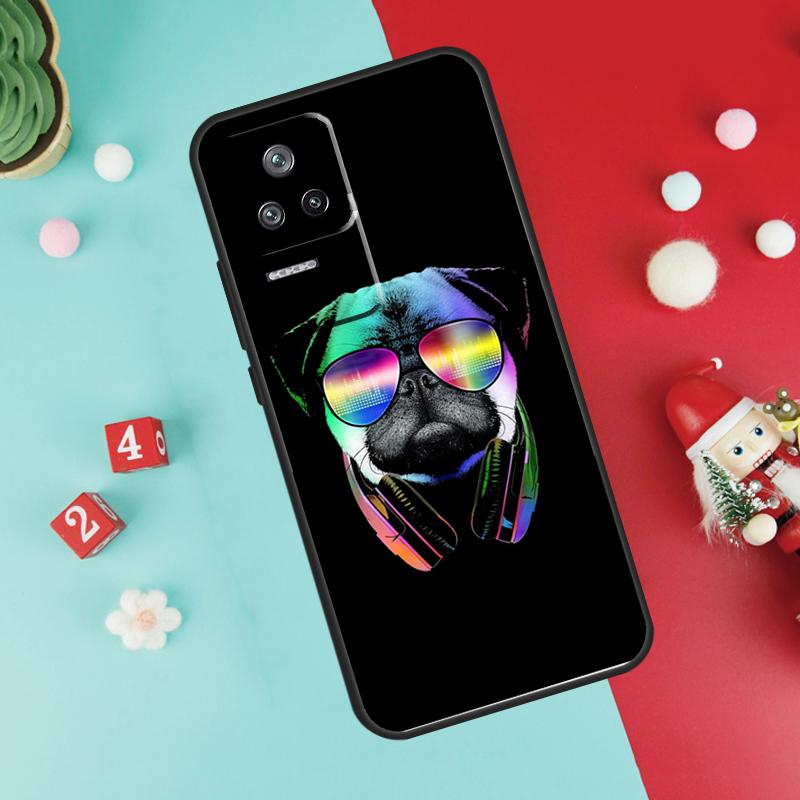 

Funny Cartoon Pug Funda For Xiaomi 17 Pro Max 13 14 15 Ultra 14T 15T Pro POCO F7 F5 F6 X3 X5 X6 X7 Pro Case POCO F6