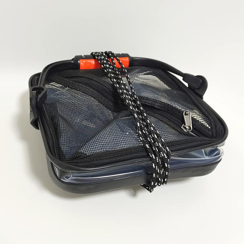 Orrudo Rybářské potřeby Skládací vědro pro rybářské pozorování Vědro na sběr vody Kompaktní Lehké Průhledné s lanem qb500130b01n0 "Mierdo A"