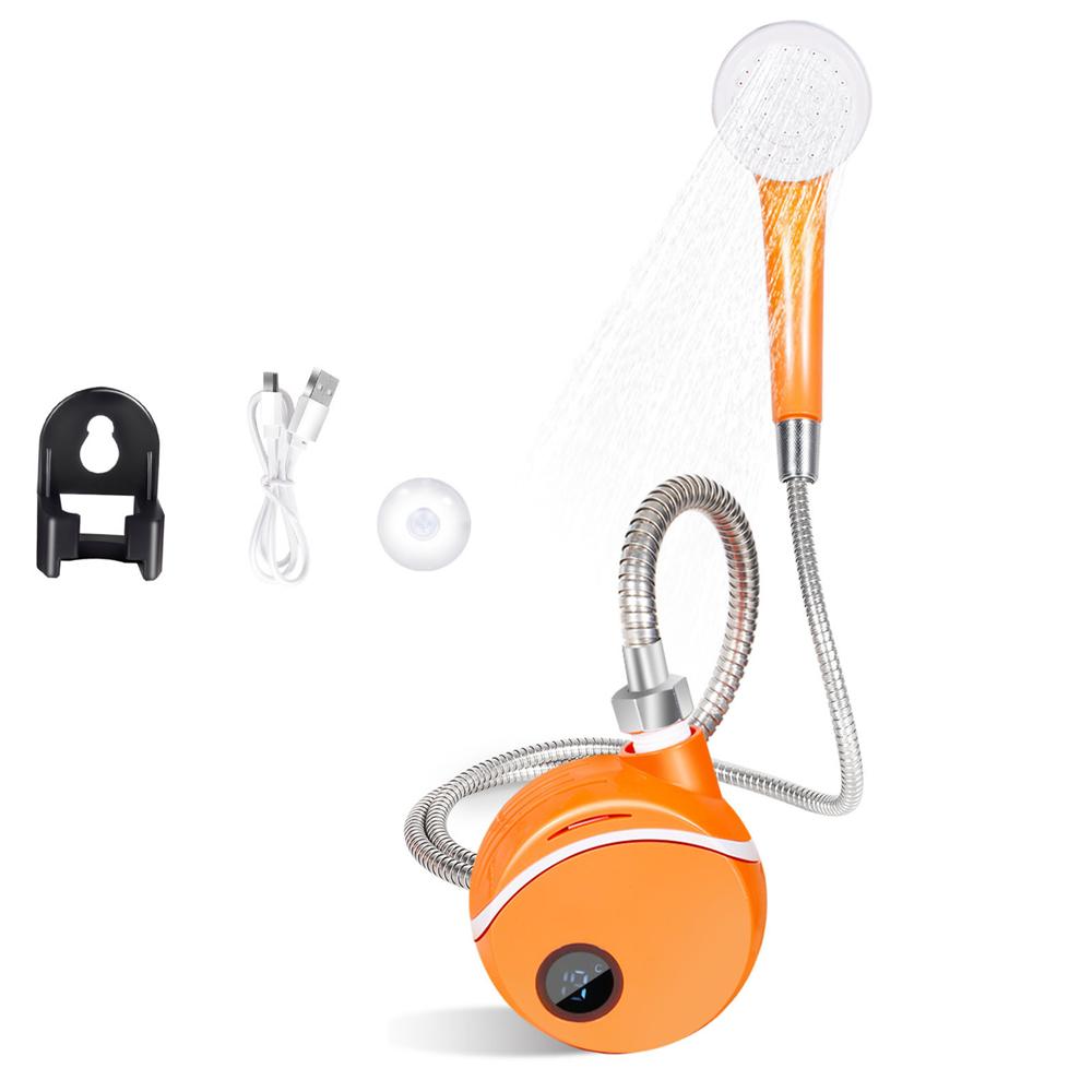 Portable Outdoor Shower Set,Camping Shower Pump RV Outdoor Shower Kit Camp Shower 2000MAH Lithium Battery Shower Kit