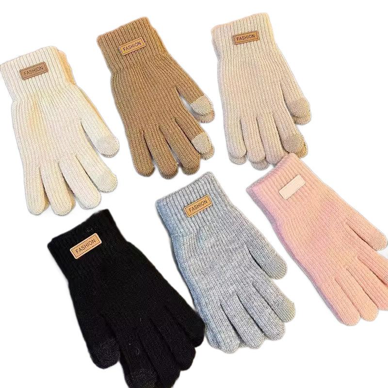 Unisex Winter Touchscreen-compatible Thermal Fleece-lined Thickened Cycling Gloves