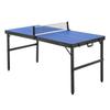 Mid-Size Ping Pong Table Foldable Table Tennis Game Table Indoor with Net