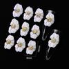 5 stuks Handgemaakte Acryl Bloem Nageldecoratie 3D Simulatie Gesneden Bloem Nagelkunst Onderdelen AB Diamant Levendig Vlinder Nagel Ornament