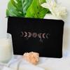 Mystical Sun and Moon Print Lady Clutch Bag Designer Zipper Makeup Bag Mystical Moon Sun Essential Party Gift Women Cosmetic Bag