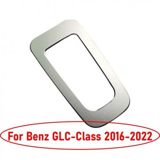 For Benz GLC X253 2016-2022 Silver Console Electronic Handbrake Frame Cover Trim