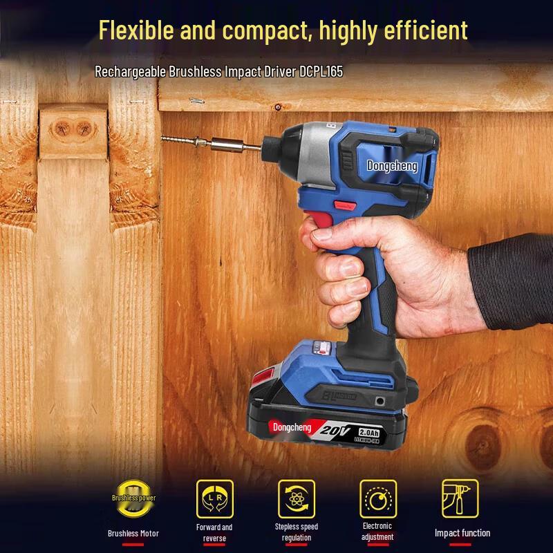 Dongcheng 20V Brushless Cordless Impact Driver/Screwdriver CN plug (adapter included)