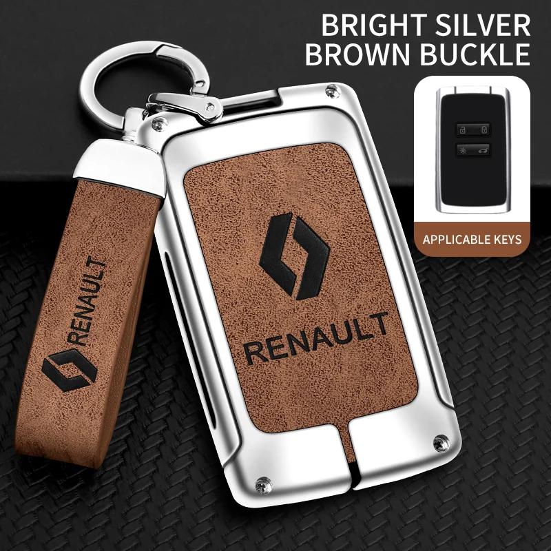 

Hub Caps Auto TPU Zinc Alloy Key Case Bag For Renault Koleos Captur Kadjar Megane Clio Talisman Scenic Arkana Car Key Chain Car