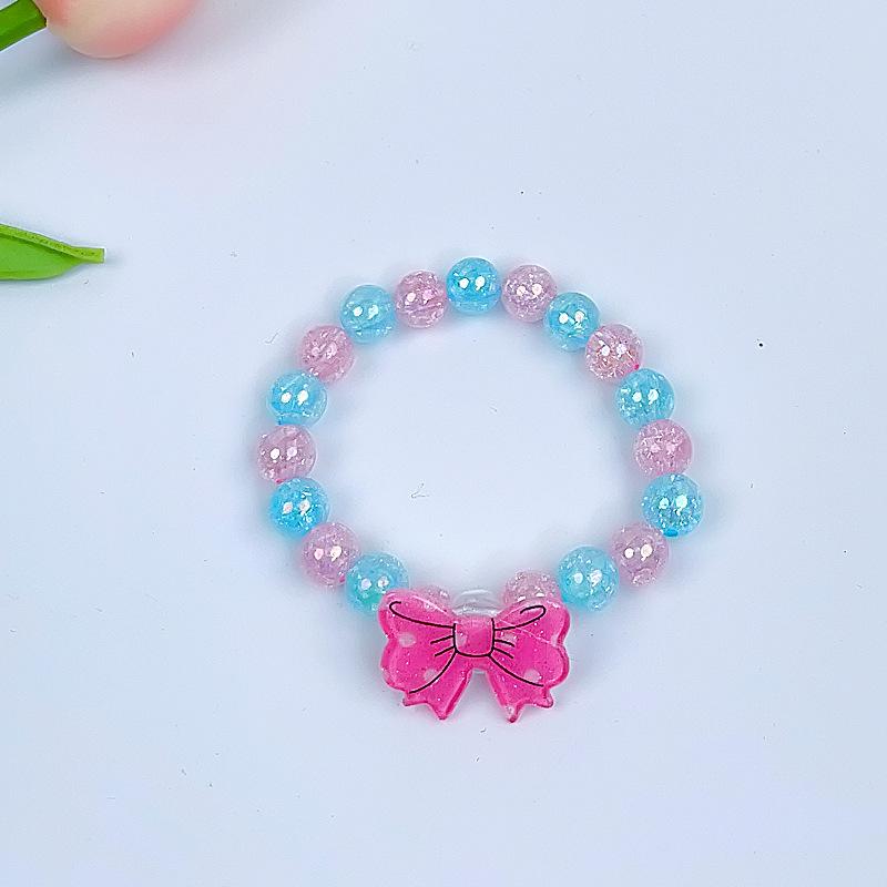 Cartoon Mermaid Pendant Beaded Bracelet for Girls