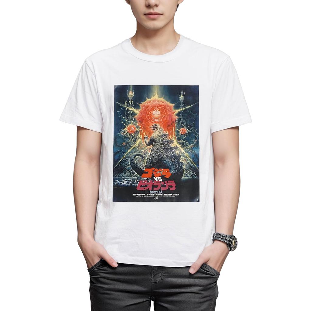 Fineplus Godzilla Biollante Character Print Short Sleeve Vs. T-Shirt