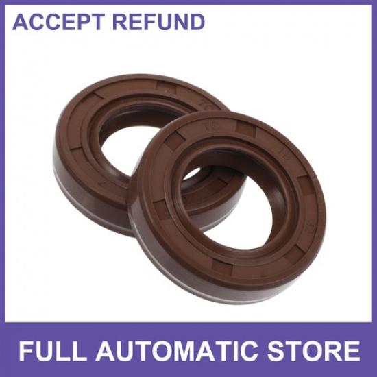 

Oil Seal Seal Ring Rotary Shaft Seal FKM Rubber 18x32x7mm 2 Pcs