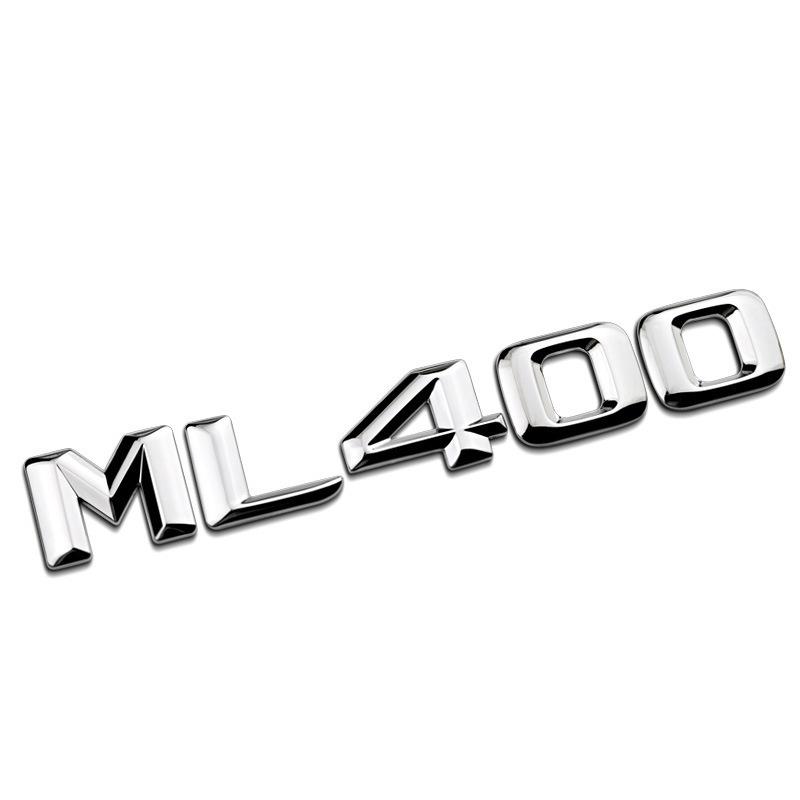 3D ABS Auto Heckklappe Badge Aufkleber Emblem ML 300 320 350 400 500 Logo Für ML300 ML350 W166 W163 W164 Zubehör