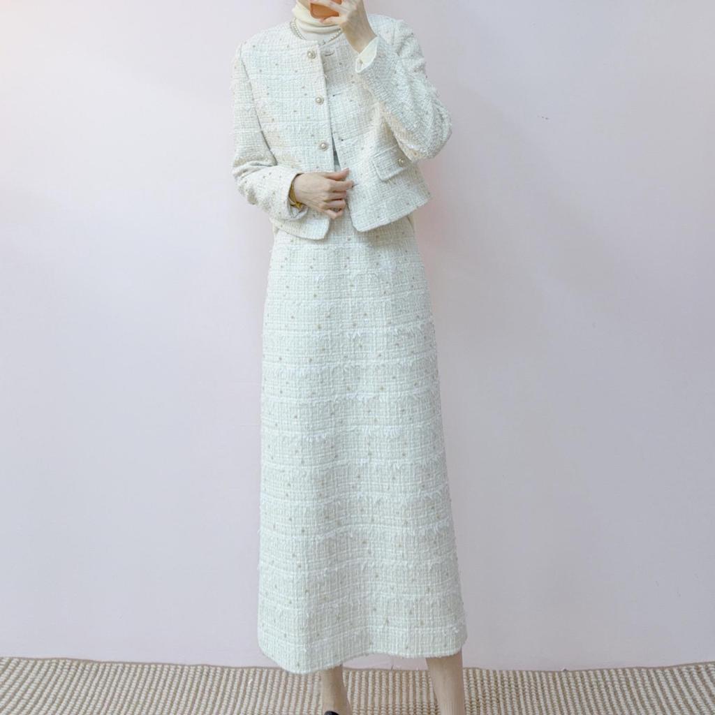 2026 Spring/Autumn Coco Style Jacket & Skirt Set