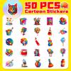 50 Painting Stickers Oil Painting Shein Art Fashion Diy Children'S Art Painting Graffiti Stickers