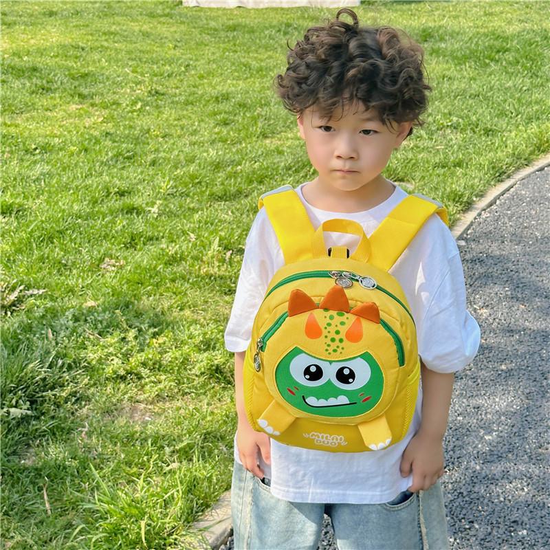 Adorable Cartoon Dinosaur Children's Backpack For Boys Lightweight 3-6 Year Olds