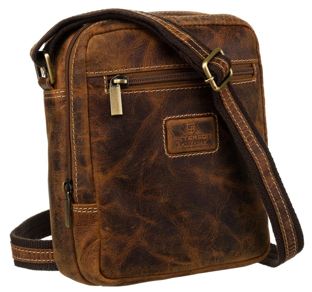 Bolso de cuero PTN-374-TMH-5849 Tan