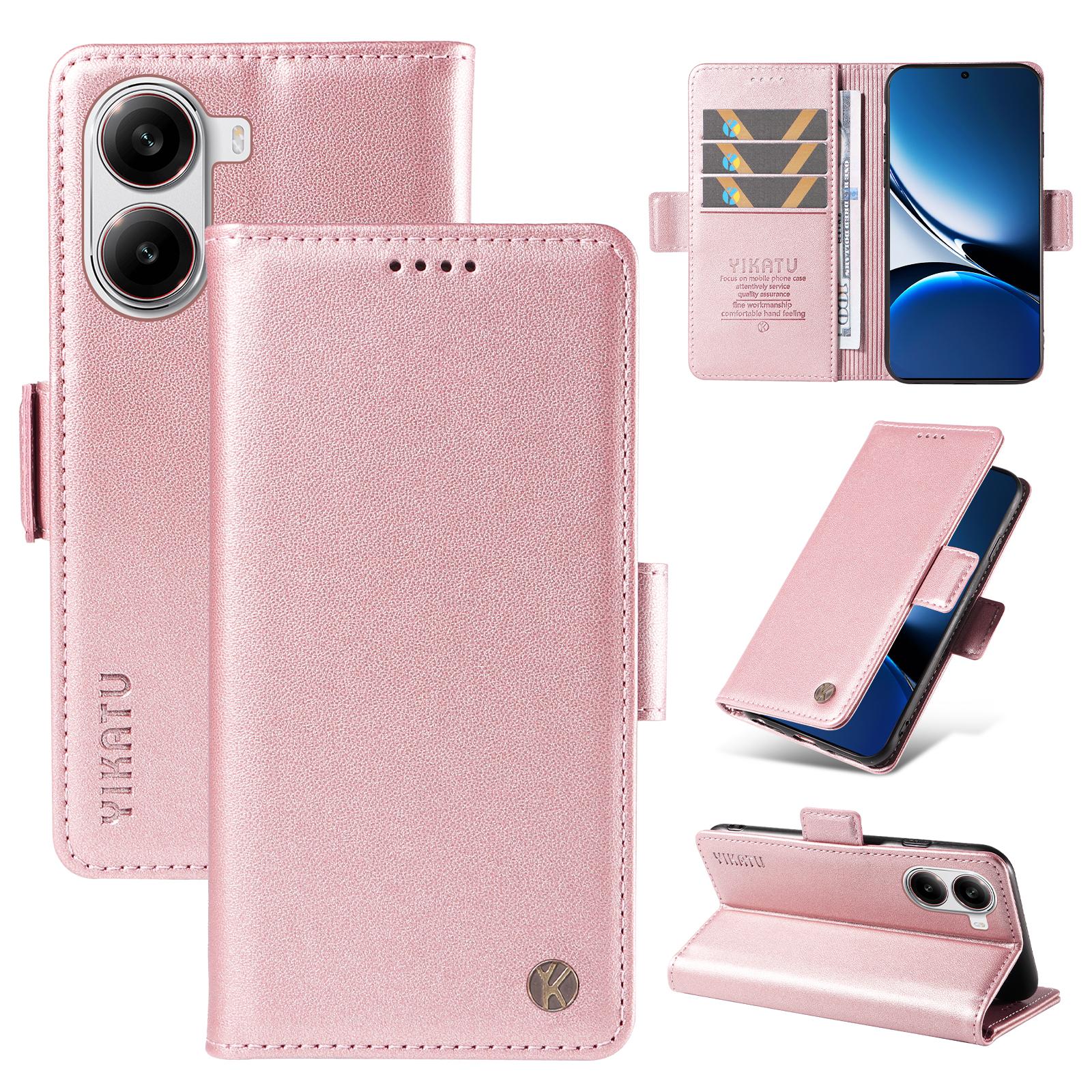 

For Xiaomi Redmi Turbo 4 5G/Poco X7 Pro 5G Wallet Phone Case YIKATU YK-003 Leather Stand Cover H